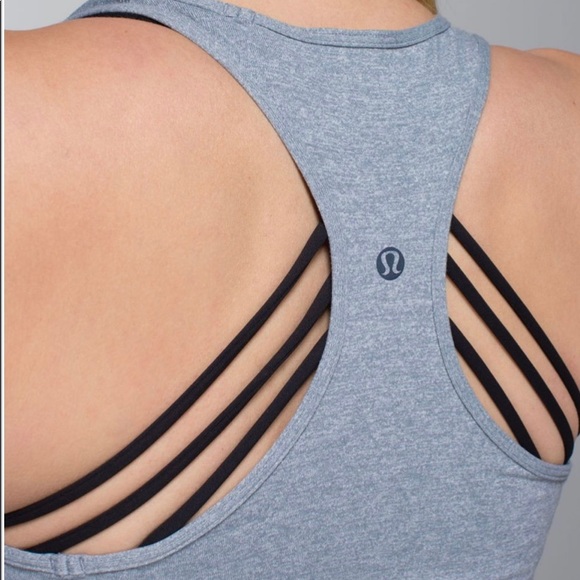 Lululemon Heathered Grey Cool Racerback Ta… - Picture 6 of 10